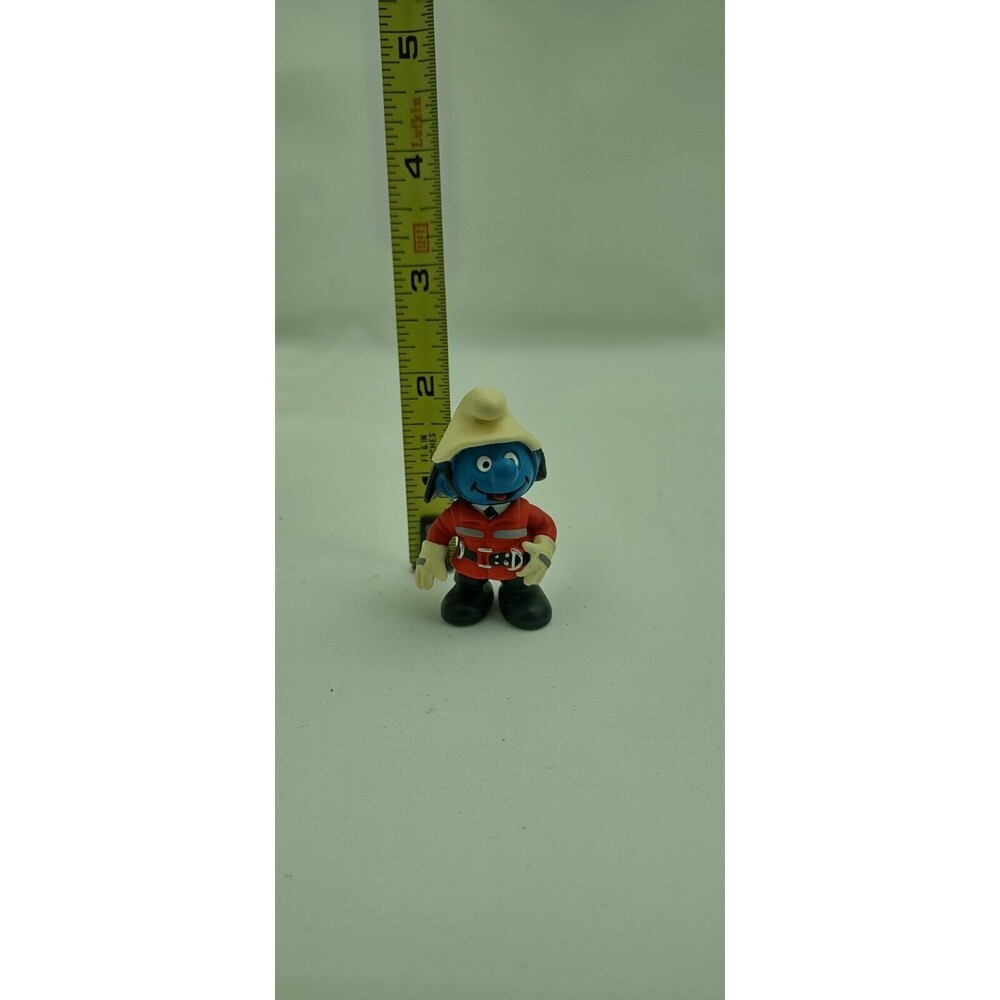 Smurfs - 20465 - Fireman Smurf Figure Pitufo Puffi Sclumpf Schtroumpf